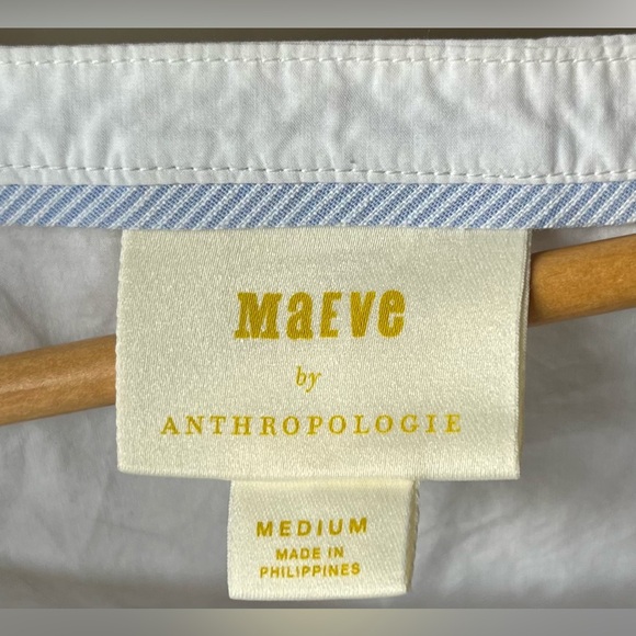 Maeve Anthropologie Darla Poplin Cotton Swing Top - Picture 7 of 11